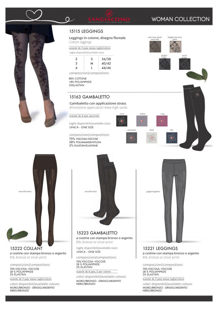 Sangiacomo Sangiacomo-fw1516-44  FW1516 | Pantyhose Library